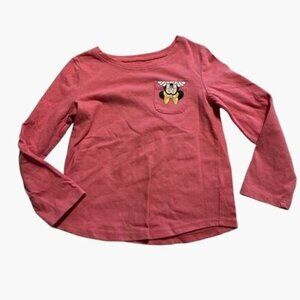 Disney Jumping Beans Toddler Girls Sizze 3 Minnie Mouse Long Sleeve Pink